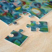 Puzzle Peinture circulaire Abstraite colorée (Côté)