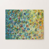 Puzzle Peinture circulaire Abstraite colorée (Horizontal)