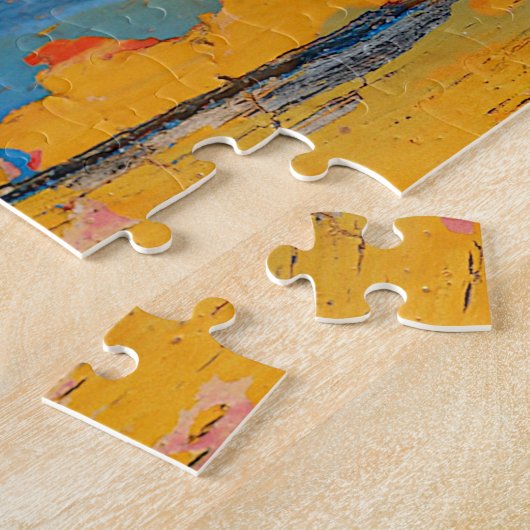 Puzzle Peinture colorée (Côté)