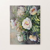 Puzzle Peinture d'aquarelle des belles fleurs (Vertical)