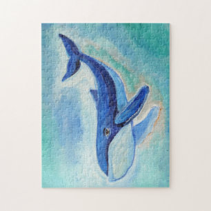 Puzzle Peinture de baleine