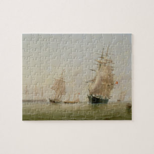 Puzzle Peinture de bateau (huile sur la toile)