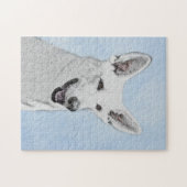 Puzzle Peinture de berger blanc - jolie art original de c (Horizontal)