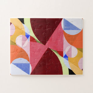 Puzzle Peinture de blocs de couleur abstraits géométrique