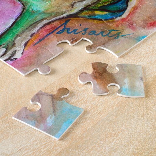 PUZZLE PEINTURE DE BOULEDOGUE FRANÇAIS (Côté)