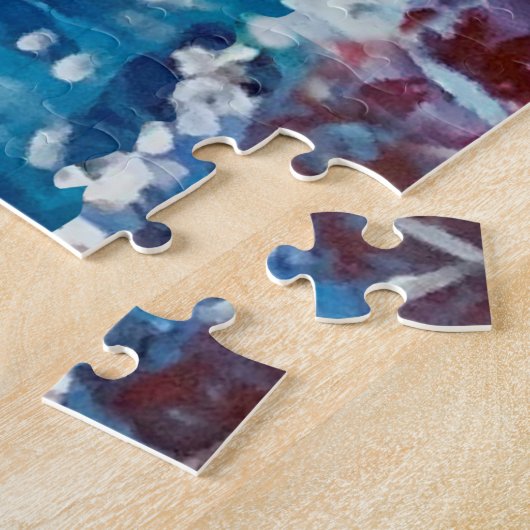 Puzzle Peinture de cerfs (Côté)