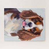 Puzzle Peinture de chien Cocker Spaniel (Horizontal)