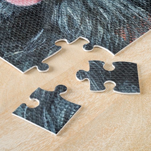 Puzzle Peinture de chien de Terrier mignon (Côté)