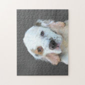 Puzzle Peinture de Clumber Spaniel - Art original de chie (Vertical)