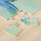 Puzzle Peinture de colibri vert pourpre (Côté)