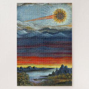 Puzzle peinture de comète