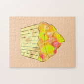 Puzzle Peinture de cupcake à l'aquarelle (Horizontal)