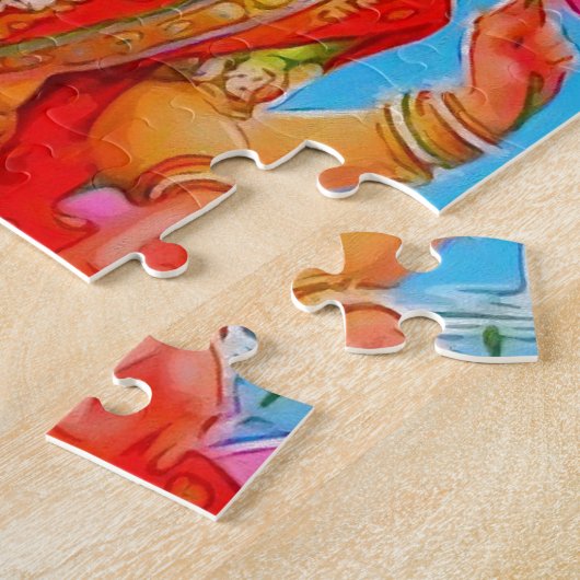 Puzzle Peinture de Diwali d'objets superflus de Lakshmi (Côté)