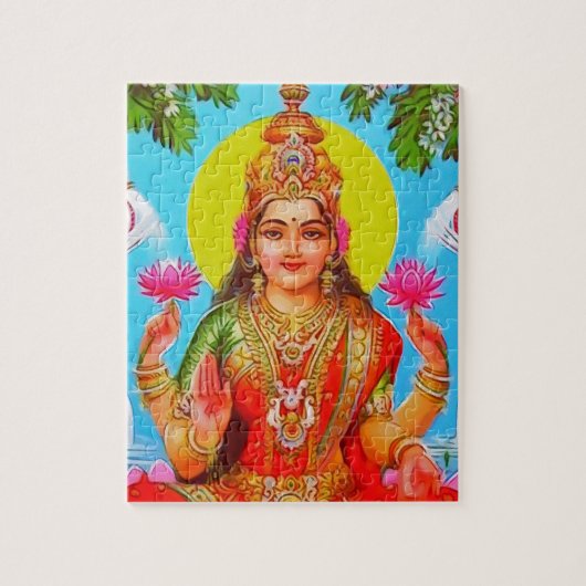 Puzzle Peinture de Diwali d'objets superflus de Lakshmi (Vertical)