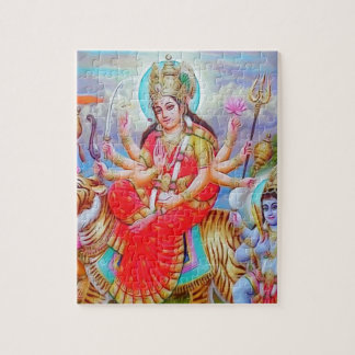 Puzzle Peinture de Durga Ji de déesse