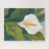 Puzzle Peinture de fleur de lili peace (Horizontal)