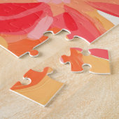 Puzzle Peinture de fleurs abstraites (Côté)