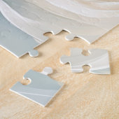 Puzzle Peinture de fleurs abstraites de rose blanche (Côté)