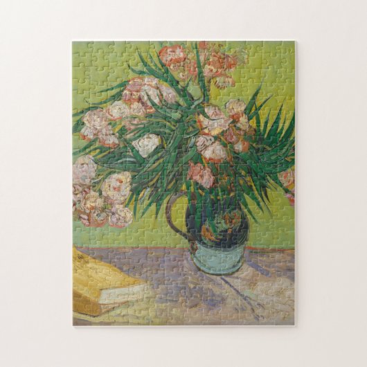 Puzzle Peinture de fleurs d'oléandre de Vincent Van Gogh (Vertical)