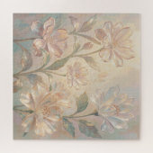 Puzzle Peinture de fleurs douces au pastel (Horizontal)