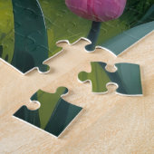 Puzzle Peinture de fleurs printanières Bernedoodle (Côté)