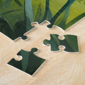 Puzzle Peinture de fleurs printanières de chat Sphynx (Côté)