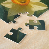 Puzzle Peinture de fleurs printanières de chien Terrier C (Côté)