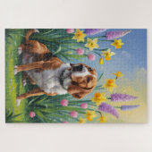 Puzzle Peinture de fleurs printanières de Treeing Walker  (Horizontal)