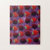 Puzzle Peinture de fraises et de prunes (Vertical)