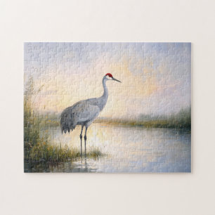 Puzzle Peinture de grue de Sandhill