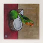 Puzzle Peinture de la fête tropicale de l'inséparable par (Horizontal)