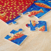 Puzzle Peinture de la mère et du fils (Côté)