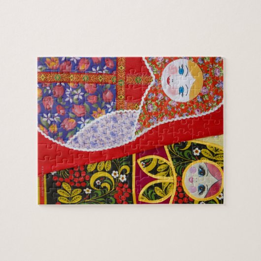 Puzzle Peinture de la poupée russe Matryoshka (Horizontal)