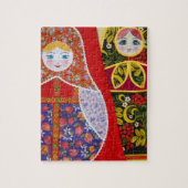 Puzzle Peinture de la poupée russe Matryoshka (Vertical)