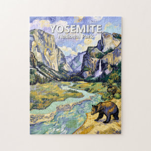 Puzzle Peinture de la vue vintage du tunnel de l'ours El