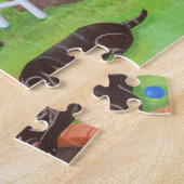 Puzzle Peinture de Labradors d'amusement de dimanche (Côté)