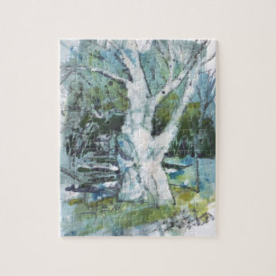 Puzzle Peinture de l'arbre de la patience / Artiste Larry
