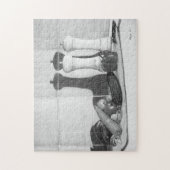 Puzzle peinture de légumes sur planche à découper (Vertical)