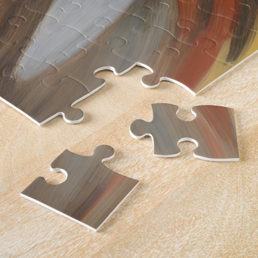 Puzzle Peinture de lion (Côté)