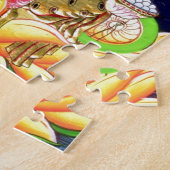 PUZZLE PEINTURE DE LOTUS GANESHA TANJORE (Côté)