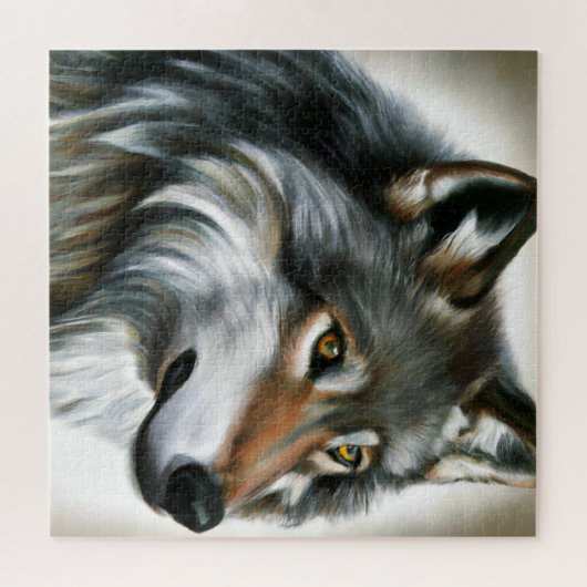 Puzzle Peinture de loup (Horizontal)
