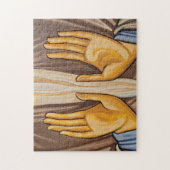 Puzzle Peinture de mains dans une église (Vertical)
