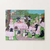 Puzzle Peinture de mariage de Labrador (Horizontal)