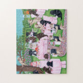 Puzzle Peinture de mariage de Labrador (Vertical)