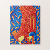 Puzzle Peinture de mère et fils (Vertical)