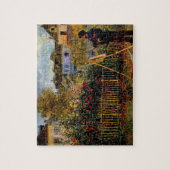 Puzzle Peinture de Monet dans son jardin par Claude Monet (Vertical)