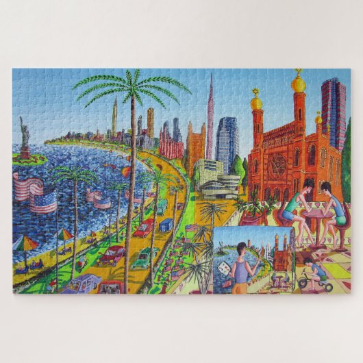 Puzzle Peinture de New York Raphael Perez (Horizontal)