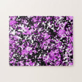 Puzzle Peinture de plaque dans l'orchidée (Horizontal)