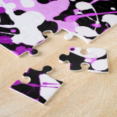 Puzzle Peinture de plaque dans l'orchidée (Côté)