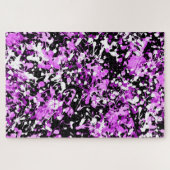 Puzzle Peinture de plaque dans l'orchidée (Horizontal)